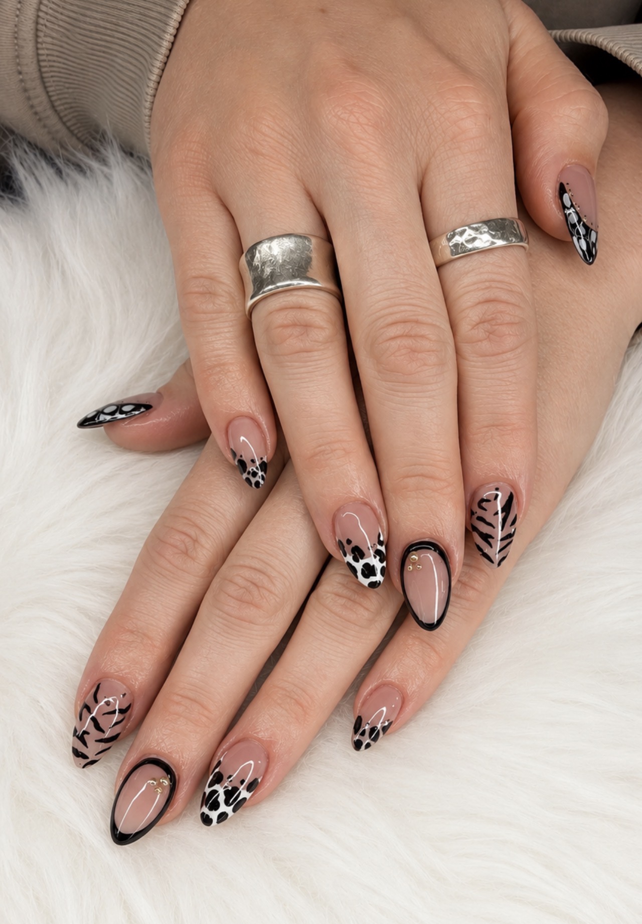 Acrylic nail set, example three
