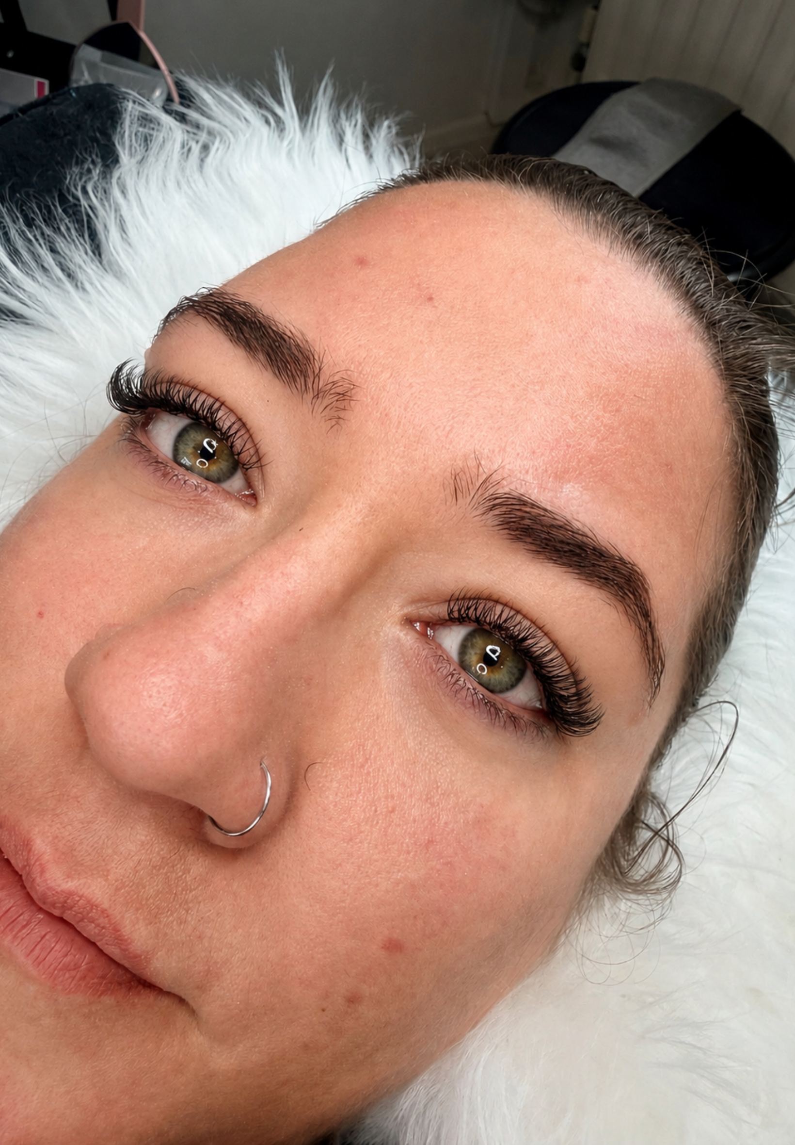 Hybrid lash set, example three